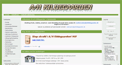 Desktop Screenshot of ahkildegaarden.dk